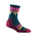 Women's Sunset Ledge Micro Crew Lightweight Hiking Socks Darkteal