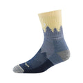 Women's Treeline Micro Crew Midweight Hiking Socks Lightdenim
