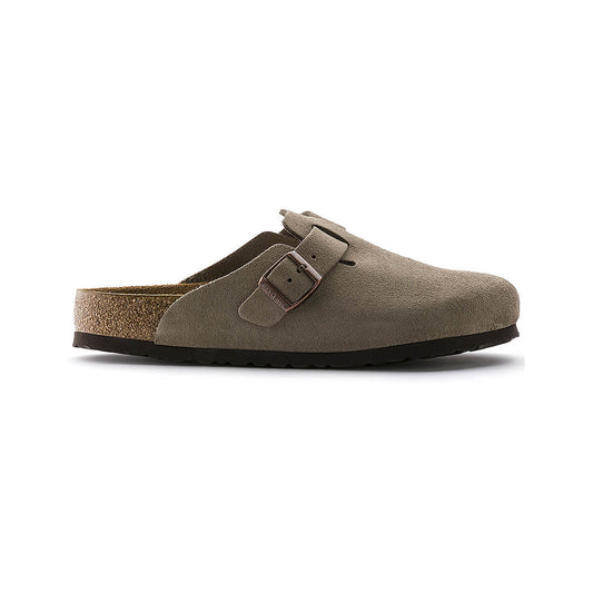 Birkenstock Women's Boston Soft Footbed Clogs Taupe