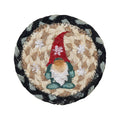 Individual Woven Christmas Coaster Winter Gnome