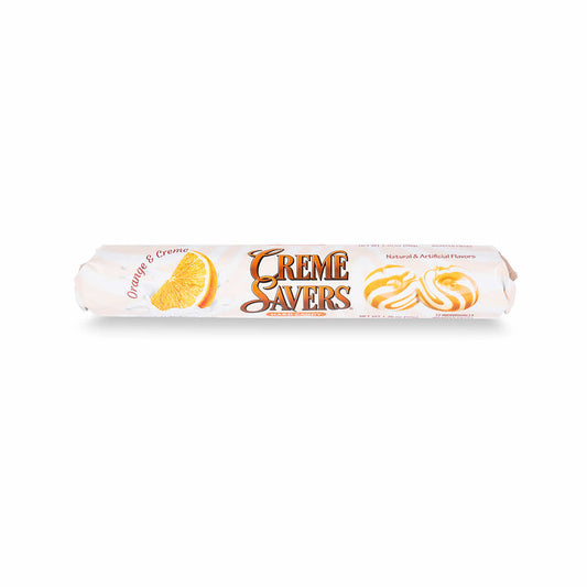 Iconic Candy Creme Savers Orange & Creme Roll Candy