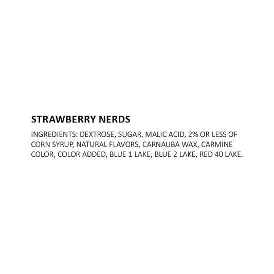 Ferrara Strawberry Nerds Candy - 1 lb.
