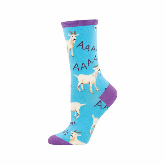 Screaming Goats Crew Socks Blue