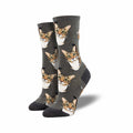 Boop Cotton Crew Socks Gray Heather