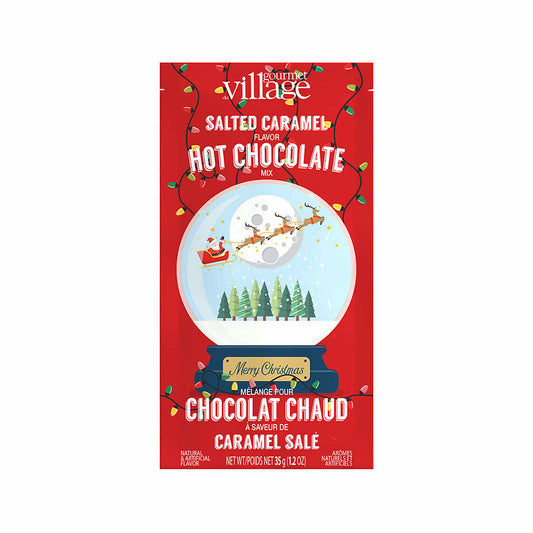 Gourmet du Village Salted Caramel Hot Chocolate Snow Globe Mix