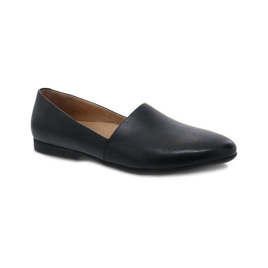 Women's Larisa Flat Shoes Black Milled Nappa