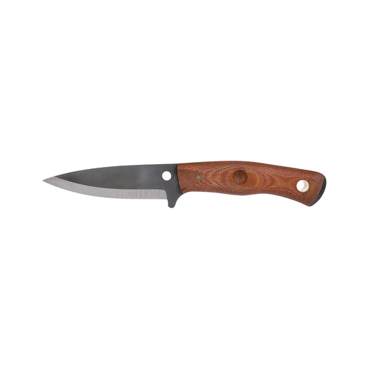 Primitive Woodsman BC Bushcrafter Knife Tan Micarta