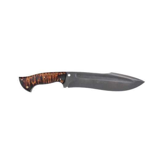 Primitive Woodsman Hellbender Knife Curly Maple