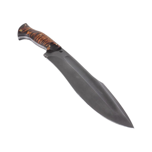 Primitive Woodsman Hellbender Knife Curly Maple
