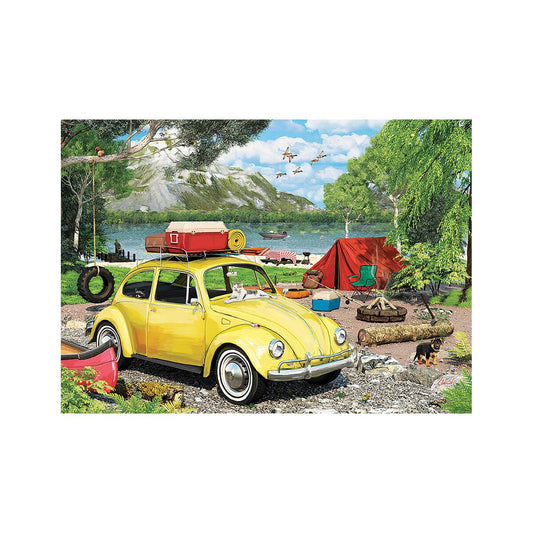 Eurographics VW Tin Camping Bug Puzzle