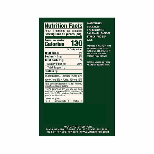 Mast Store Provisioners Dried Okra