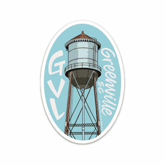 Greenville Water Tower Sticker