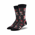 Men's Pretty Fly For A Fungi Socks Charcoal Heather