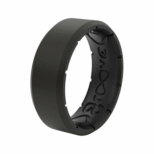 Groove Life Edge Silicone Ring Black Black