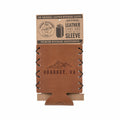 Roanoke Leather Can Sleeve Roa Mtns