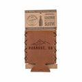 Roanoke Leather Bottle Sleeve Roa Mtns