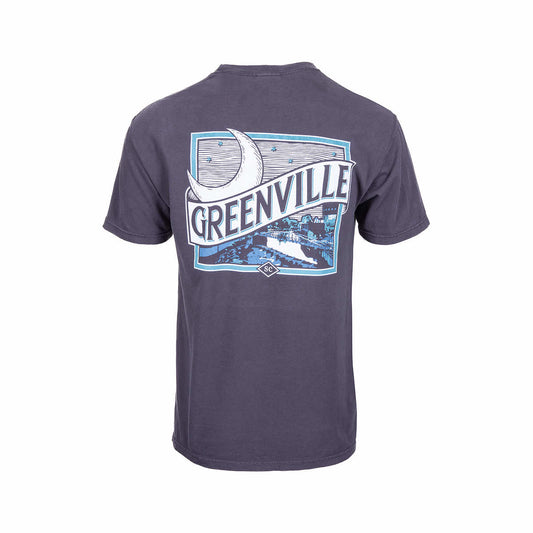 Greenville Moon Short Sleeve T-Shirt Railroad