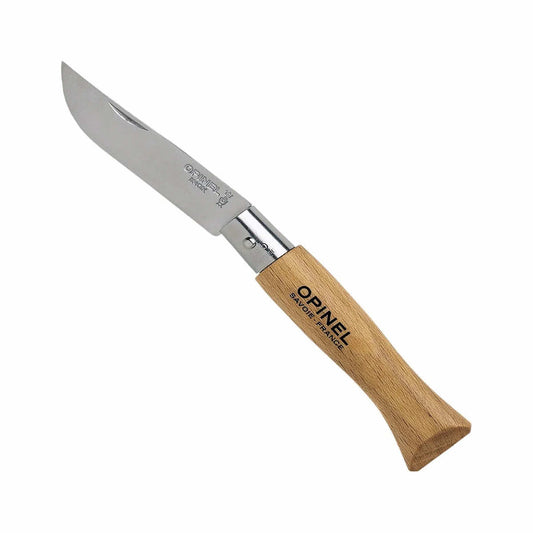 No.05 Beechwood Stainless Steel Folding Knife