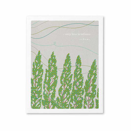 Only Love is Infinite Sympathy Card