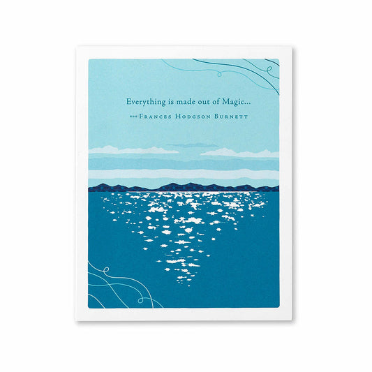 Everything Is Magic Birthday Card