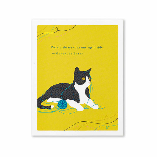 The Same Age Birthday Card