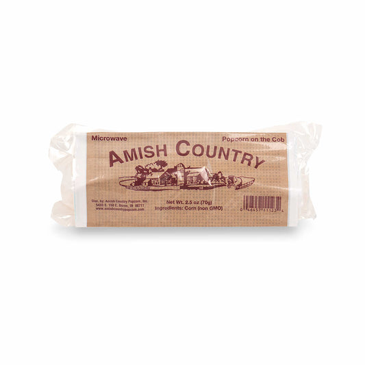 Amish Country Popcorn Yellow Microwave Popcorn on the Cob