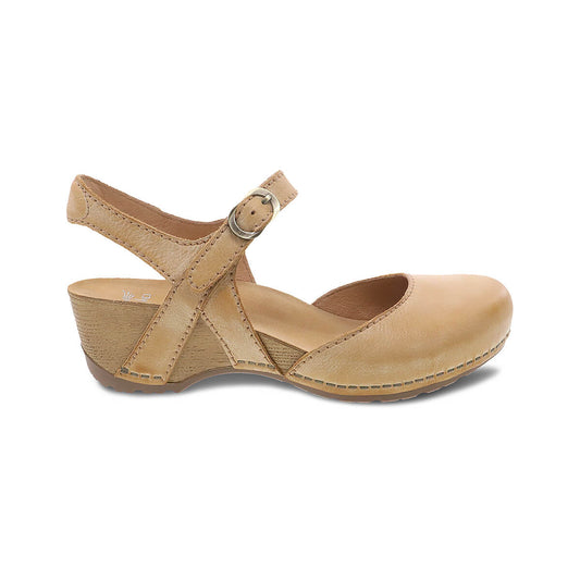 Women's Tiffani Shoes Tan Milled Burnished