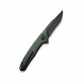 Mini Sandbar Flipper Knife Green Micarta