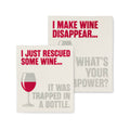 Abbott Swedish Wine Bottle Superpower Dishcloths - 2 Pack