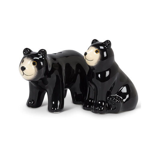 Abbott Black Bear Salt and Pepper Shakers