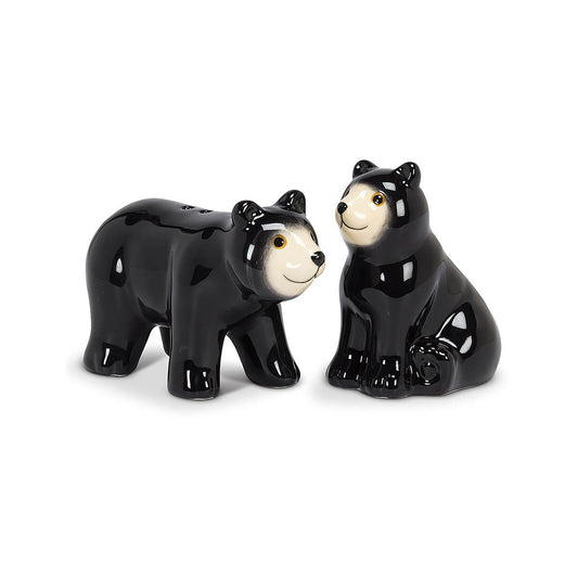 Abbott Black Bear Salt and Pepper Shakers
