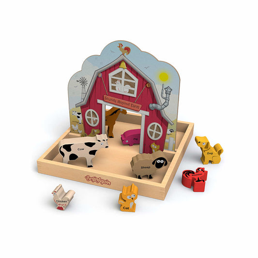 Begin Again Toys Sounds Around The Farm Story Box Toy Set
