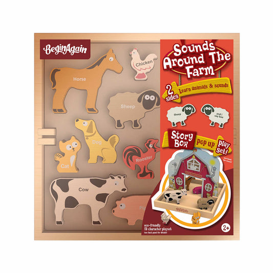 Begin Again Toys Sounds Around The Farm Story Box Toy Set