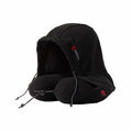 Grand Trunk Hooded Travel Neck Pillow Black