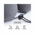 Grand Trunk Hooded Travel Neck Pillow Black