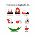 Grand Trunk Hooded Travel Neck Pillow Black