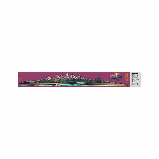 Hydrascape Grand Teton National Park Infinity Sticker