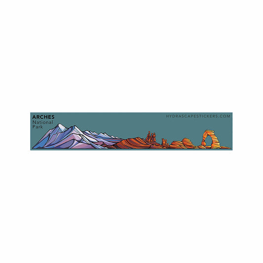Hydrascape Arches National Park Miniscape Sticker