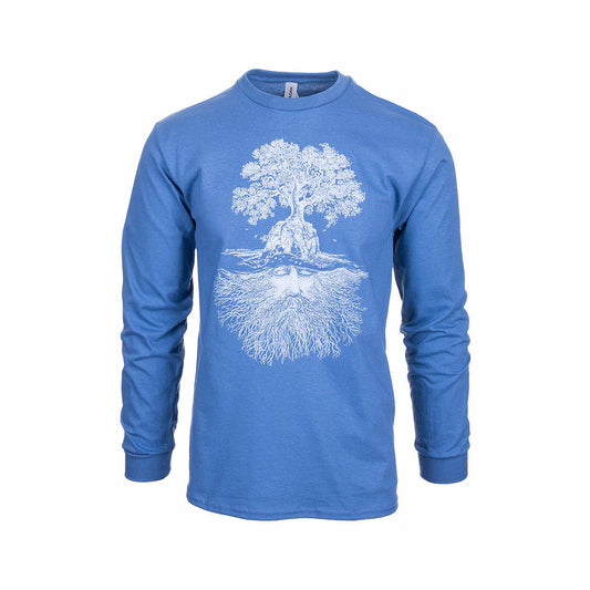 Mast Store Outfitters Sleeping Giant Long Sleeve T-Shirt Indigo Blue