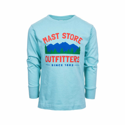 Color swatch for Kids' Mast Store Outfitters Long Sleeve T-Shirt in Granite Htr