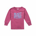 Toddler Mast General Store Stacked Logo Long Sleeve T-Shirt Rouge