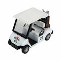 Die Cast Golf Cart Toy  White