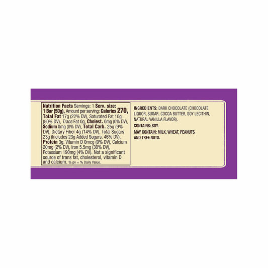 Mast Store Provisioners Dark Chocolate Candy Bar