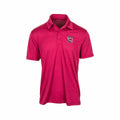 Eat More Tees Men's University of South Carolina Embroidered Polo Shirt Cardinal Htr