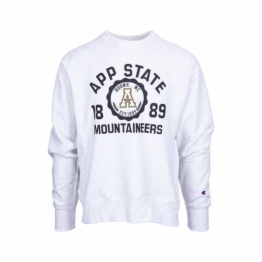 Men's Appalachian State University Pullover Sweatshirt Silver Heather