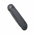 Elementum Button Lock Folding Knife Black
