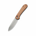 Elementum Button Lock Folding Knife Brown