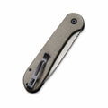 Elementum Button Lock Folding Knife Green