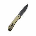 Elementum Button Lock Folding Knife Olive