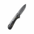 Elementum Flipper Carbon Fiber Knife Gold Shred